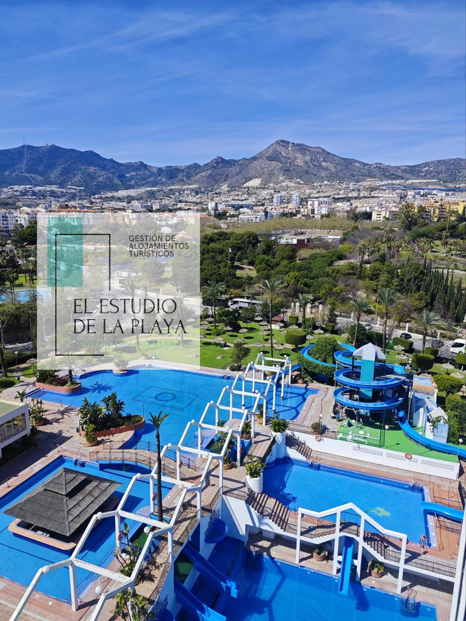 El Estudio De La Playa Benalbeach New 1Bd, Piscinas, Playa Y Vistas Al Mar Ref504 Benalmádena Exteriör bild